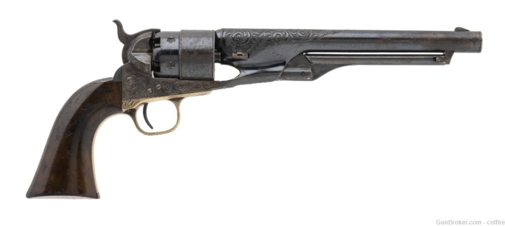Cased Factory Engraved Colt 1860 Army (AC524)-img-2