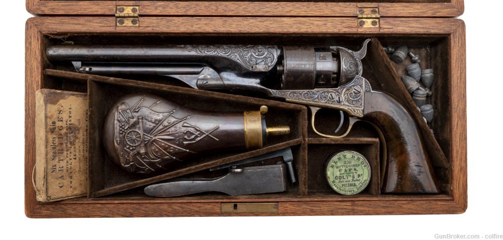 Cased Factory Engraved Colt 1860 Army (AC524)-img-0