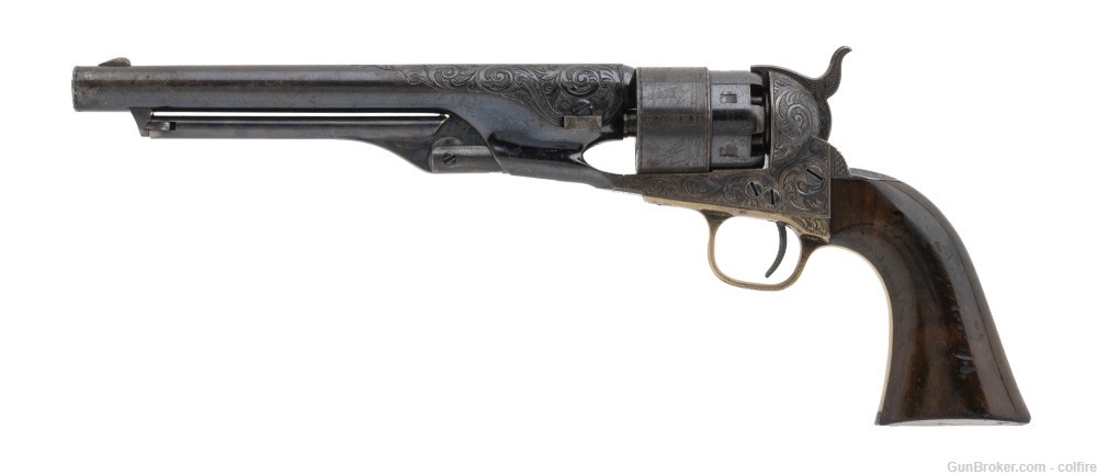 Cased Factory Engraved Colt 1860 Army (AC524)-img-1