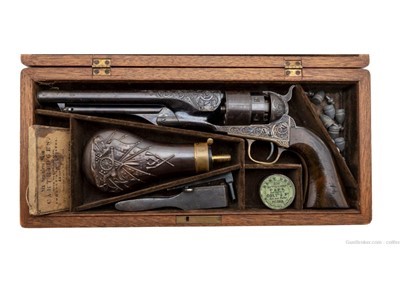 Cased Factory Engraved Colt 1860 Army (AC524)