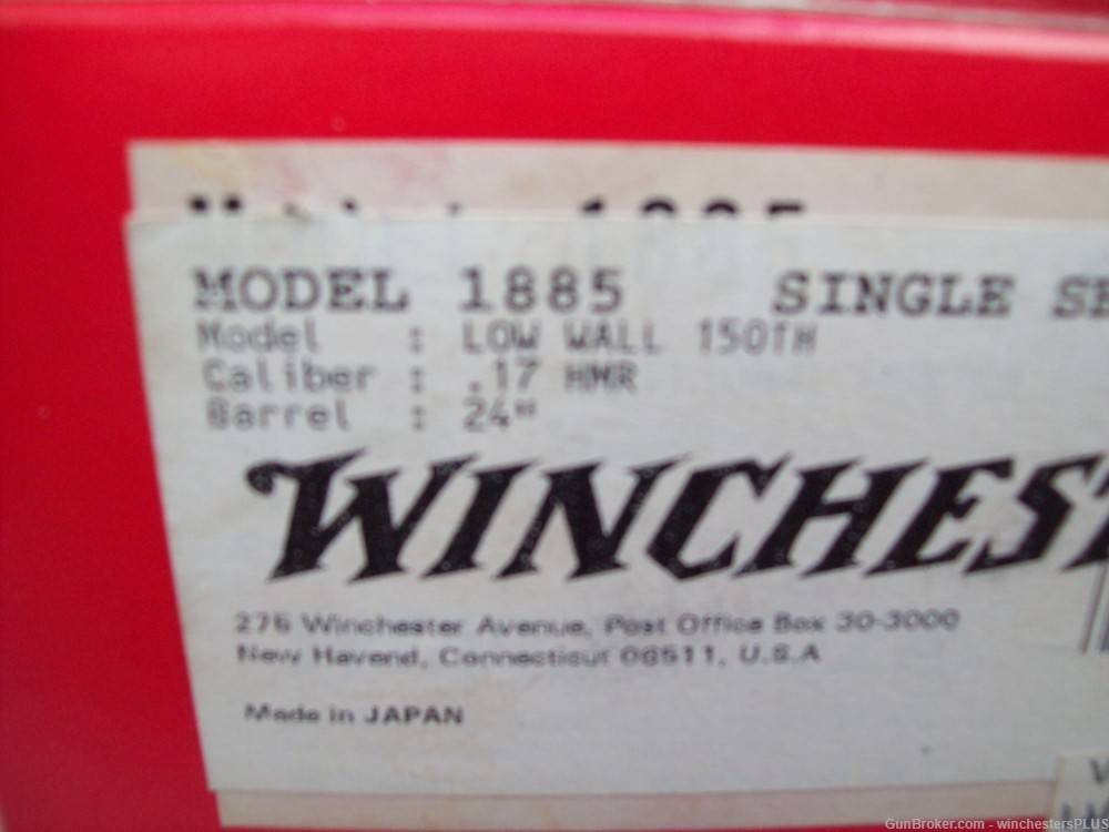 WINCHESTER MODEL 1885 LOW WALL 17 HMR 150TH ANNIVERSARY-img-20