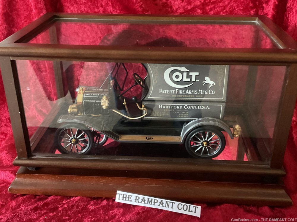 Franklin Mint Colt Model T 10" Diecast 1:16 Scale Die Cast Truck Glass Case-img-2