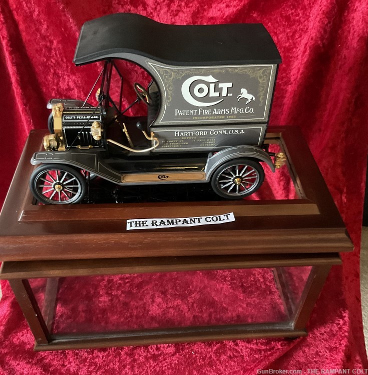 Franklin Mint Colt Model T 10" Diecast 1:16 Scale Die Cast Truck Glass Case-img-1