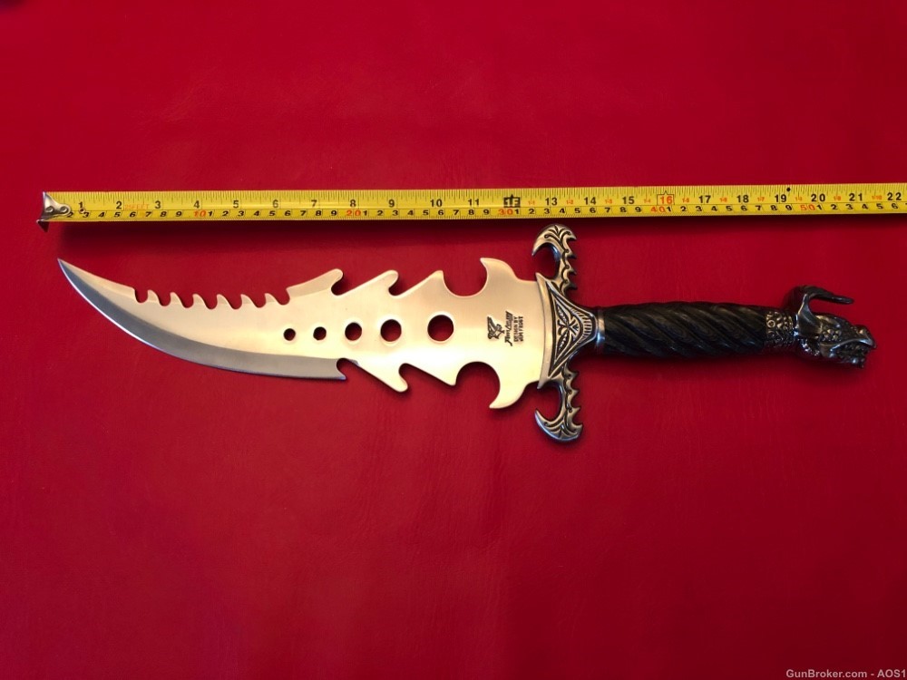 Frost Cutlery Dragon Master Fantasy Knife With Scabbard 17-548 NOS-img-8