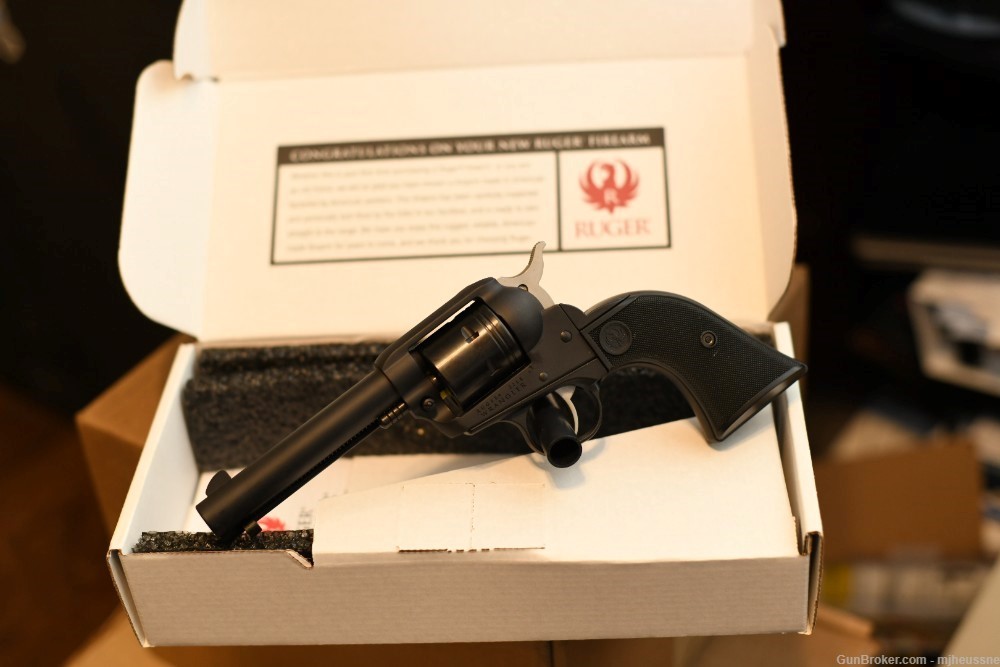 Ruger Wrangler 22 LR 4.62" 6-Rd Revolver Black Cerakote-img-2