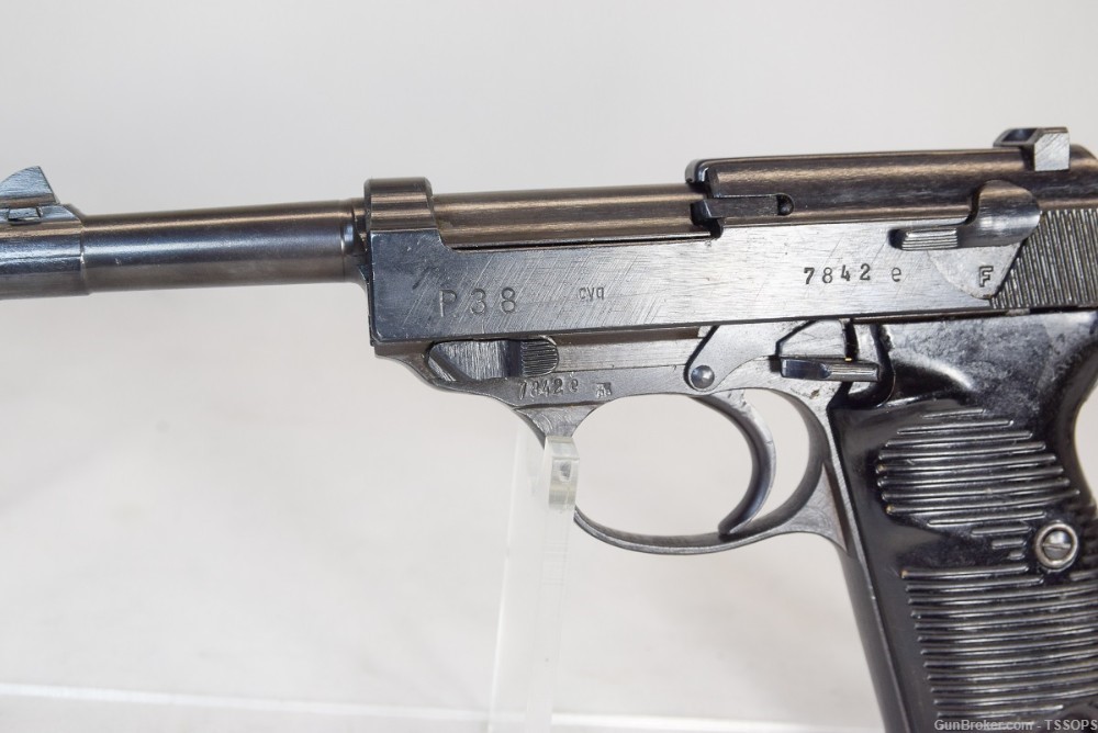 WHALTHER  P-38 PISTOL CYQ BY SPREEWERK BROUGHT BACK  WWII MATCHING NUMBERS-img-2