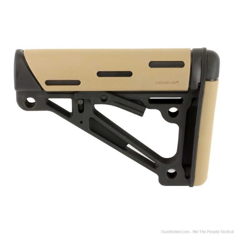 Hogue Overmolded 6-Pos Stock Mil-Spec AR14 M4 M16 300 BO FDE NEW-img-0