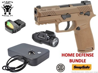 Sig P320 M18 9MM 3.9" 17&21rd Home Defense Pistol Bundle