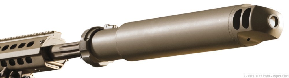 Barrett 12364 QDL .50 Cal Suppressor Mud Brown SP-img-0
