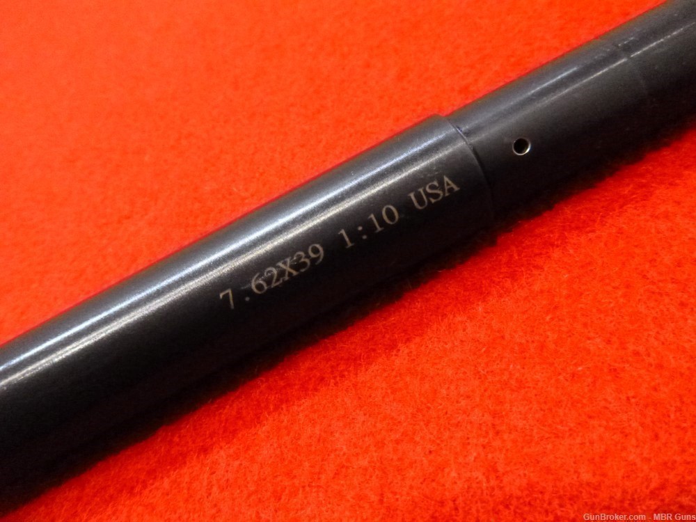 AR 15 7.62x39 10.5" Nitride 1:10 Twist Barrel Factory New-img-1