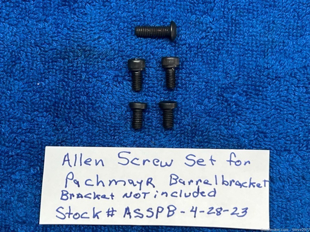 Thompson Contender – Pachmayr Forend To Bracket - To Barrel Fastener Set-img-2