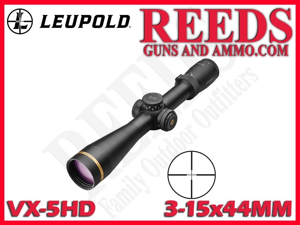 Leupold VX5 VX-5HD 3-15x44mm CDS-ZL2 30mm FireDot Illum Reticle 172368-img-0