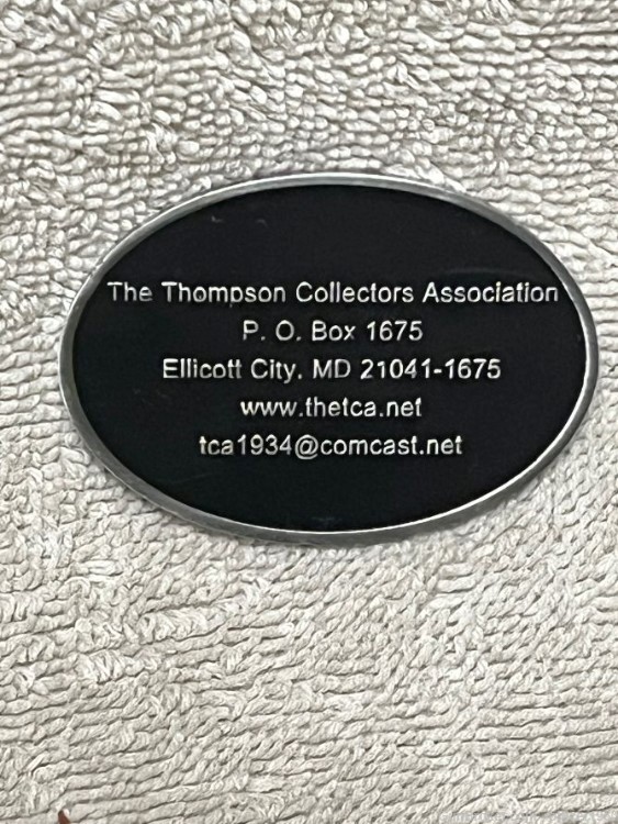 Thompson Collector's Association medallion paperweight challenge coin-img-2