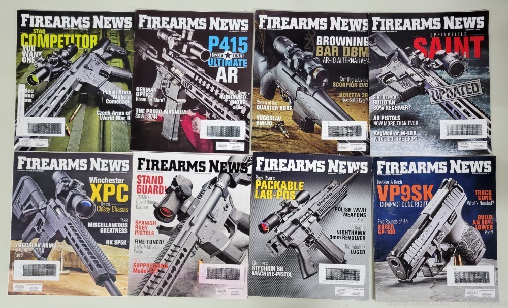 Firearms News lot of 23 issues from 2017-img-5