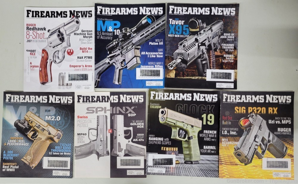 Firearms News lot of 23 issues from 2017-img-1