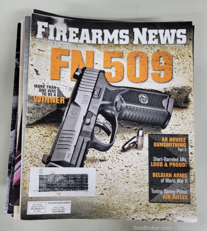 Firearms News lot of 23 issues from 2017-img-0