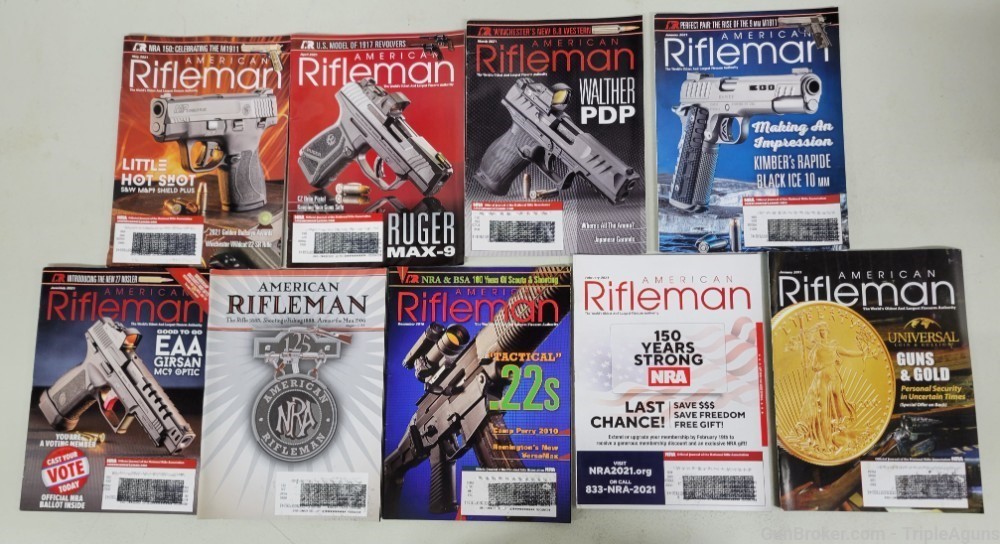 American Rifleman magazine lot of 17 issues-img-3