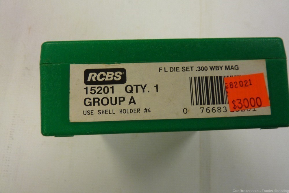 RCBS .300 WEATHERBY MAG 2 DIE RELOADING SET USED-img-0