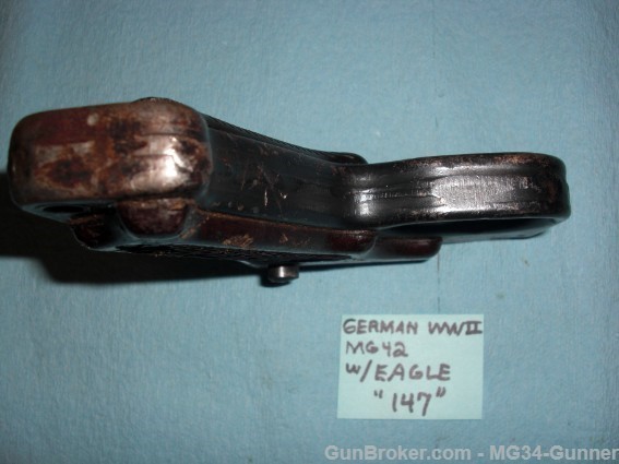 German WWII MG42 Trigger Assembly w/ Eagle "147"-img-6