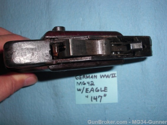 German WWII MG42 Trigger Assembly w/ Eagle "147"-img-7