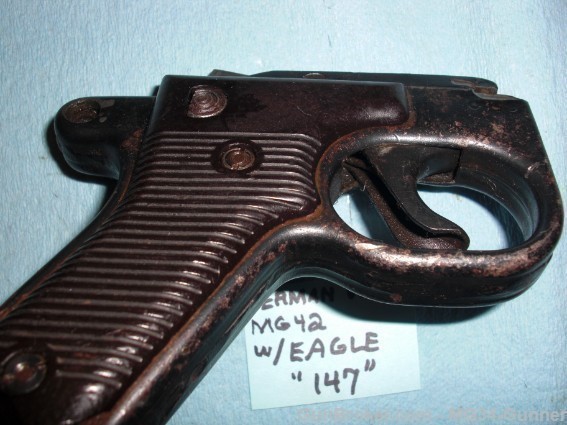 German WWII MG42 Trigger Assembly w/ Eagle "147"-img-8