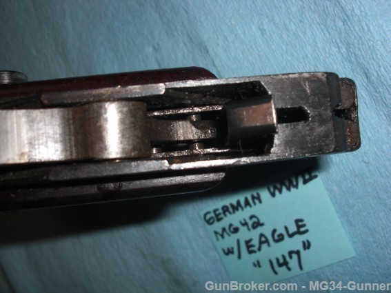 German WWII MG42 Trigger Assembly w/ Eagle "147"-img-10