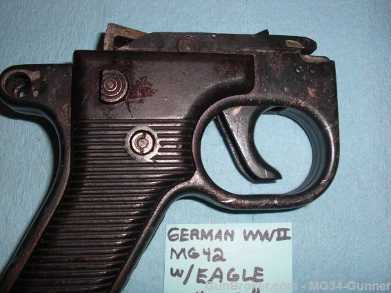 German WWII MG42 Trigger Assembly w/ Eagle "147"-img-5