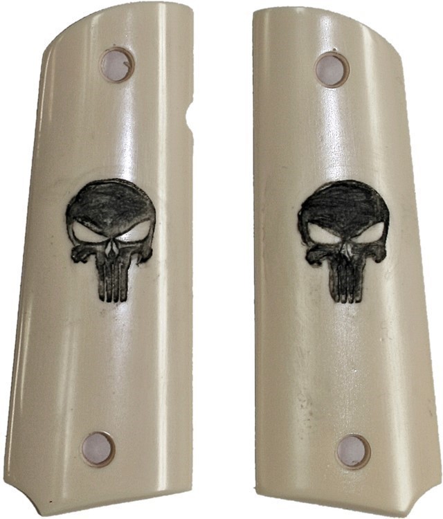 Colt 1911 Ivory-Like Grips, The Punisher-img-0