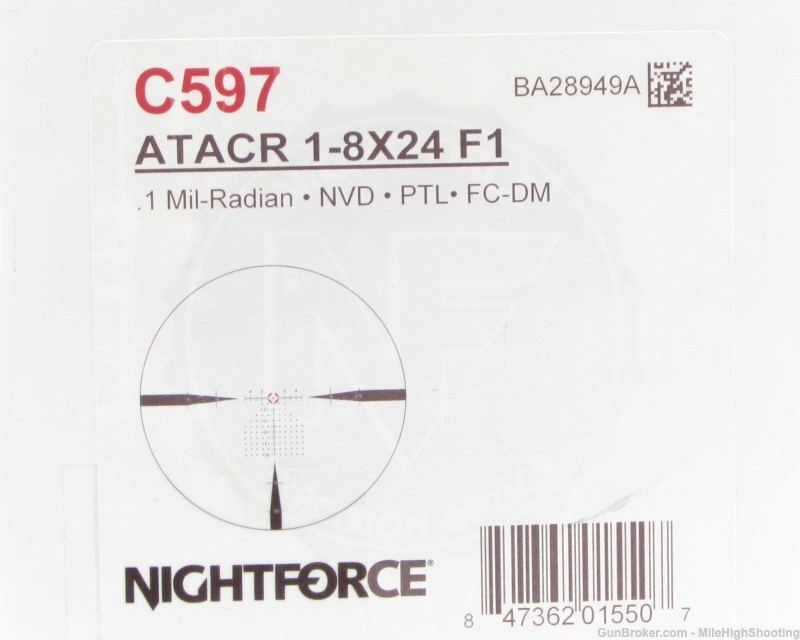 DEMO: Nightforce C597 ATACR 1-8x24MM FFP .1 Mil NVD PTL FC-DM-img-14