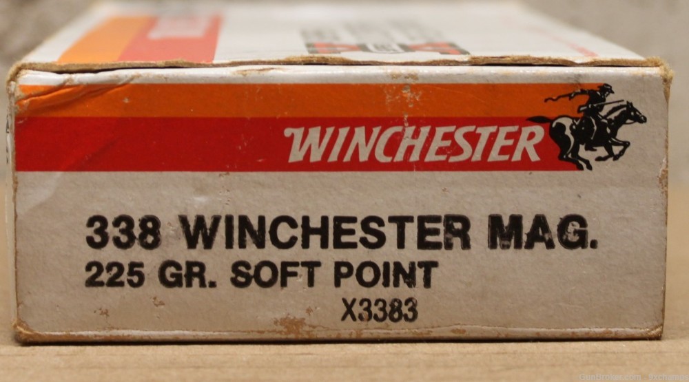 20 Rounds WInchester 338 WIn Mag ammo 225 Grain Soft point X3383-img-0