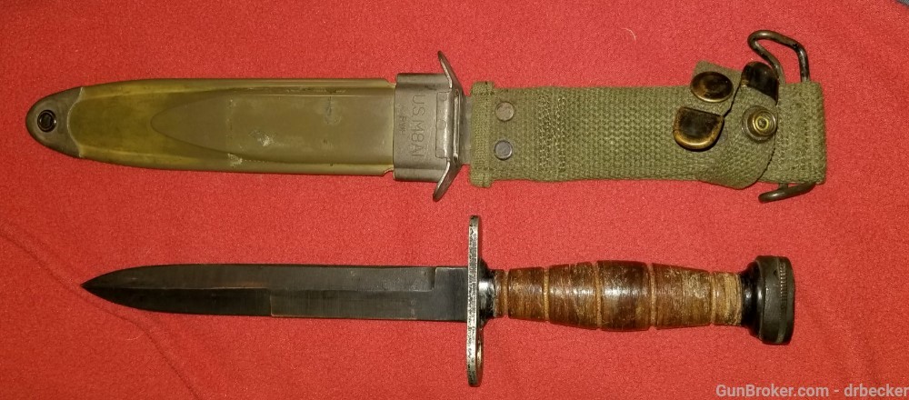 Greek made and issue M4 carbine bayonet for M1 carbine -img-0