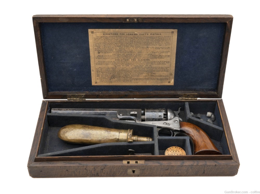 Cased Colt 1851 Navy Revolver (AC373)-img-7