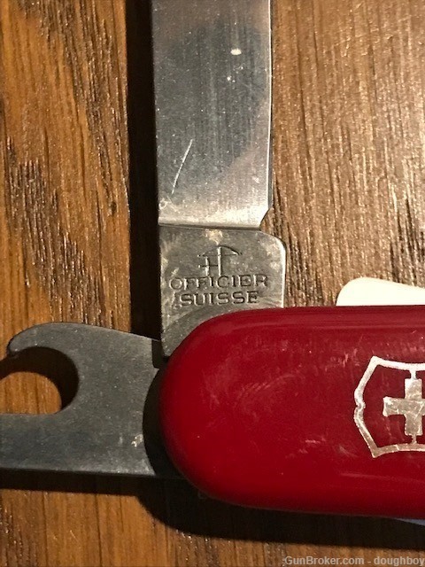 Victorinox Officer Suisse 2 blade + 4 tools knife MASTER MIX FEEDS-img-4