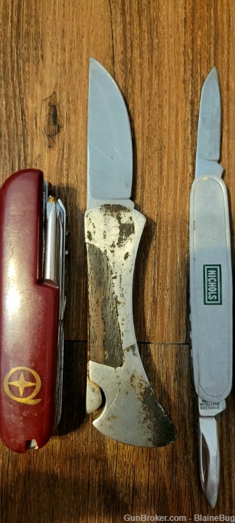 15 Pieces Vintage Assorted Pocket Knives Multi Tools Arabian Sword Lot-img-7