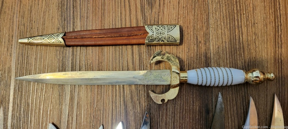 15 Pieces Vintage Assorted Pocket Knives Multi Tools Arabian Sword Lot-img-2