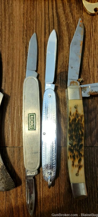 15 Pieces Vintage Assorted Pocket Knives Multi Tools Arabian Sword Lot-img-9