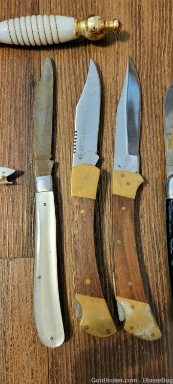 15 Pieces Vintage Assorted Pocket Knives Multi Tools Arabian Sword Lot-img-12