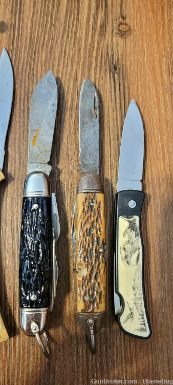 15 Pieces Vintage Assorted Pocket Knives Multi Tools Arabian Sword Lot-img-15