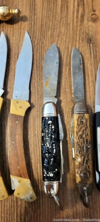 15 Pieces Vintage Assorted Pocket Knives Multi Tools Arabian Sword Lot-img-14