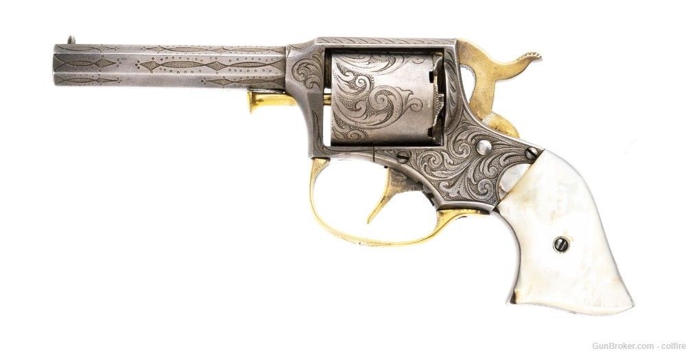 Factory Engraved and Cased Remington Rider Pocket Revolver (AH6489)-img-1