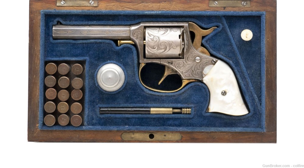 Factory Engraved and Cased Remington Rider Pocket Revolver (AH6489)-img-0