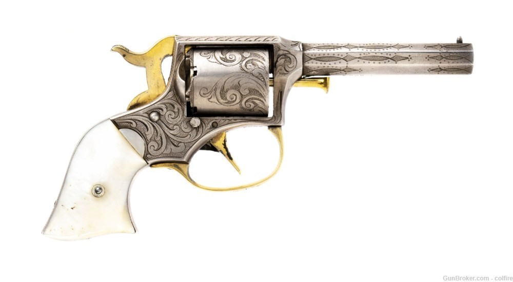 Factory Engraved and Cased Remington Rider Pocket Revolver (AH6489)-img-2