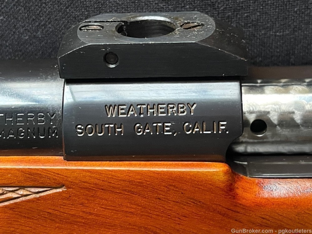 Rare Weatherby High Power Custom Shop Mathieu Left Hand Bolt Action Rifle-img-28