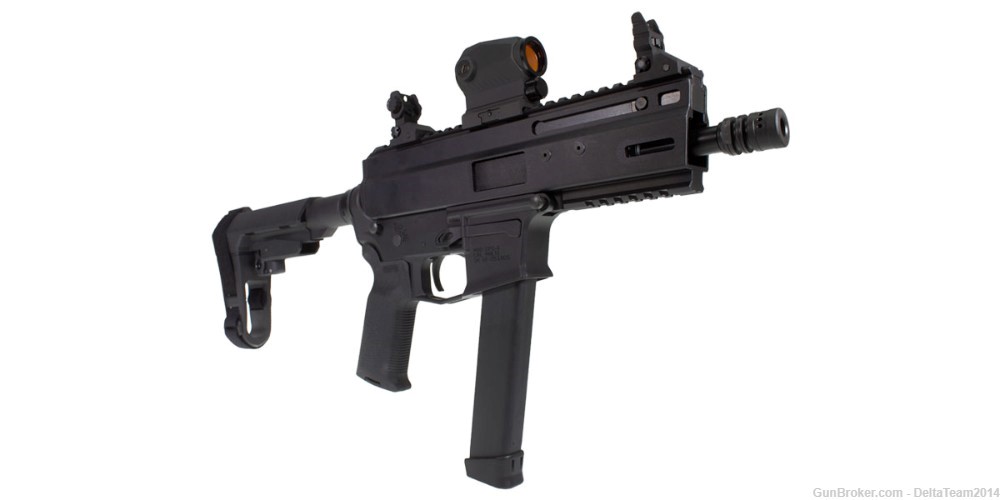 Matador Side Charging 9mm AR15 Pistol - Sig Sauer Romeo5 X Red Dot-img-1