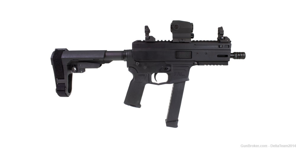 Matador Side Charging 9mm AR15 Pistol - Sig Sauer Romeo5 X Red Dot-img-0