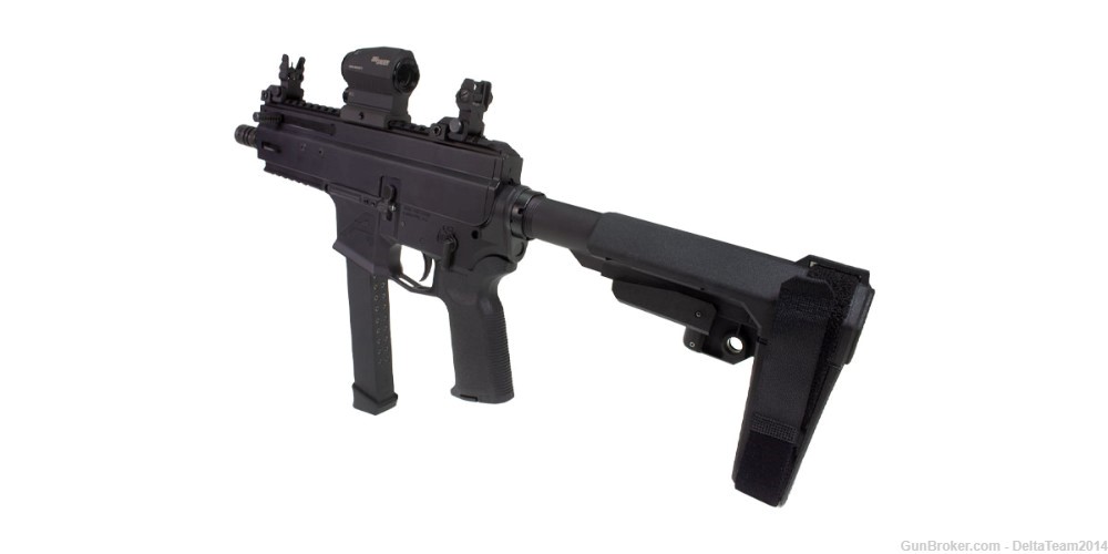 Matador Side Charging 9mm AR15 Pistol - Sig Sauer Romeo5 X Red Dot-img-2