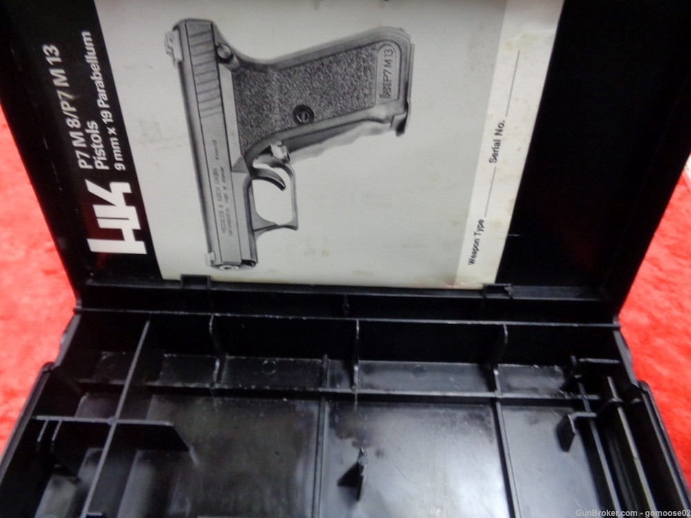 Collector Grade 1988 H&K P7 M13 9mm Pistol Heckler Koch HK 13rd Mag I TRADE-img-8