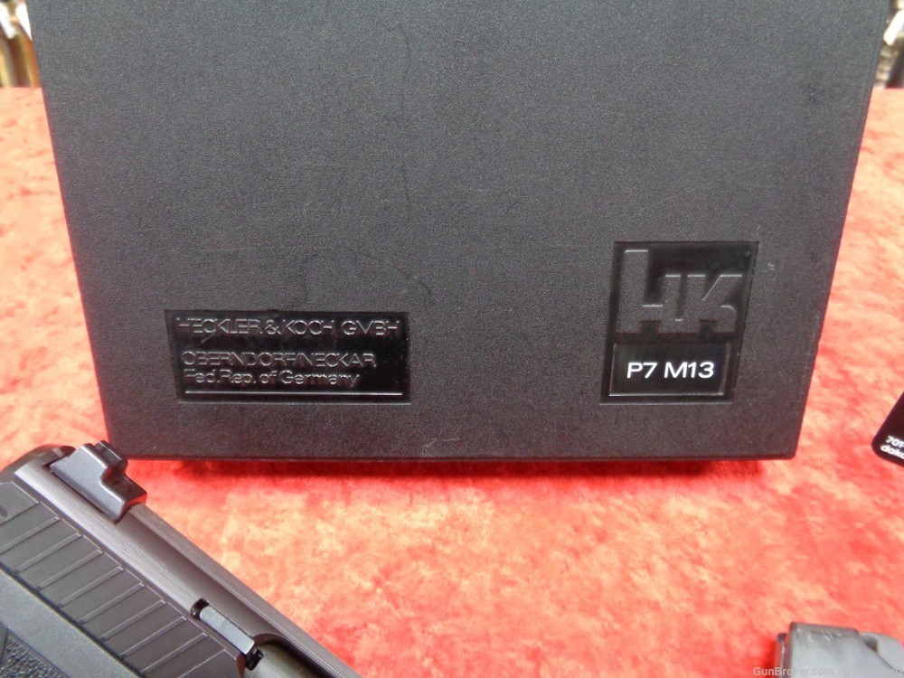 Collector Grade 1988 H&K P7 M13 9mm Pistol Heckler Koch HK 13rd Mag I TRADE-img-1
