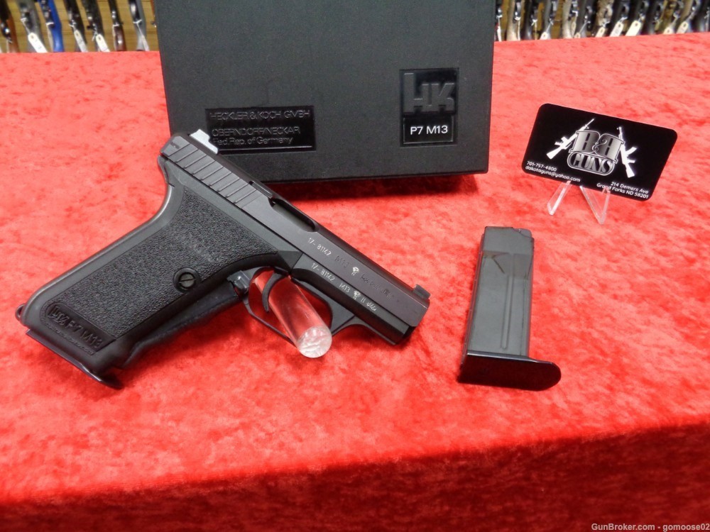 Collector Grade 1988 H&K P7 M13 9mm Pistol Heckler Koch HK 13rd Mag I TRADE-img-4