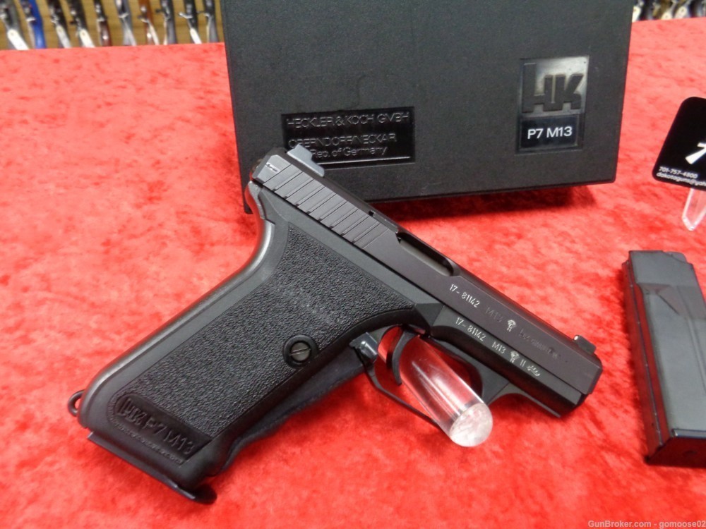 Collector Grade 1988 H&K P7 M13 9mm Pistol Heckler Koch HK 13rd Mag I TRADE-img-3